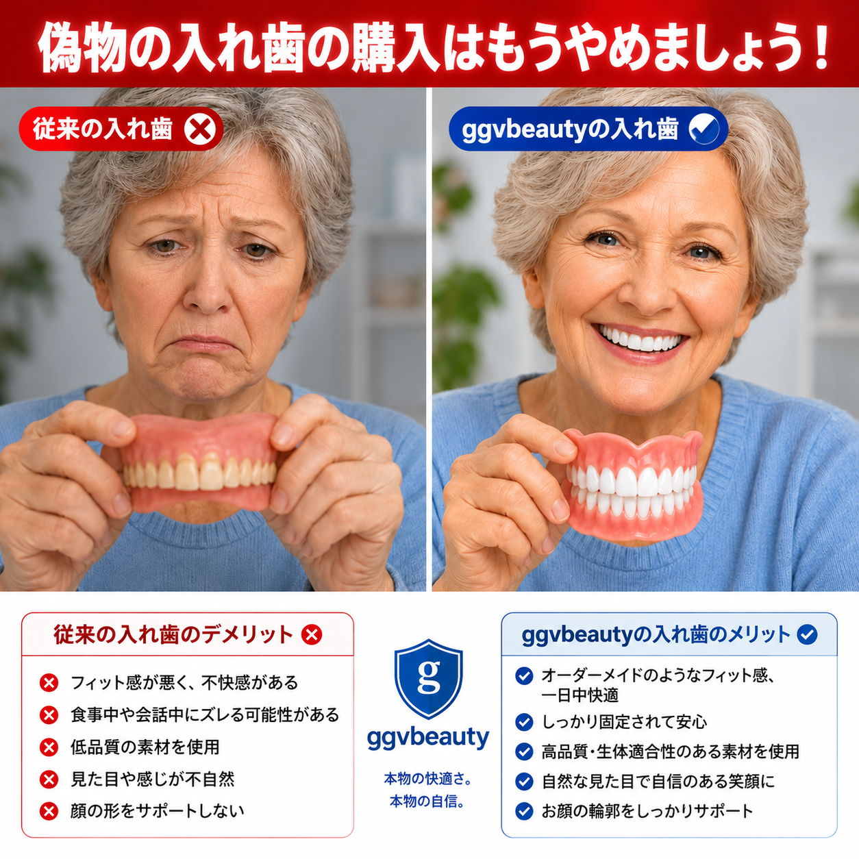 日常快適 オーダーメイド入れ歯