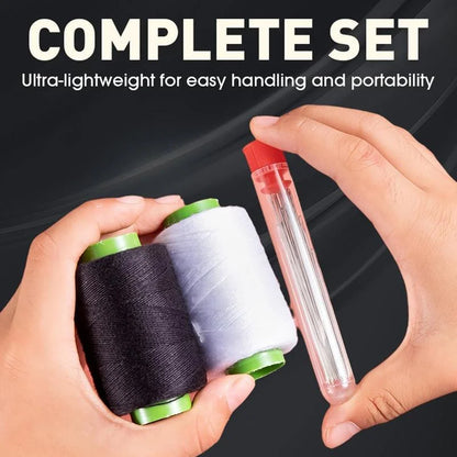 🧵34本の大きな目スチール針セット✨長くて細い手作りキルティング＆縫い針キット、DIY縫製プロジェクト用