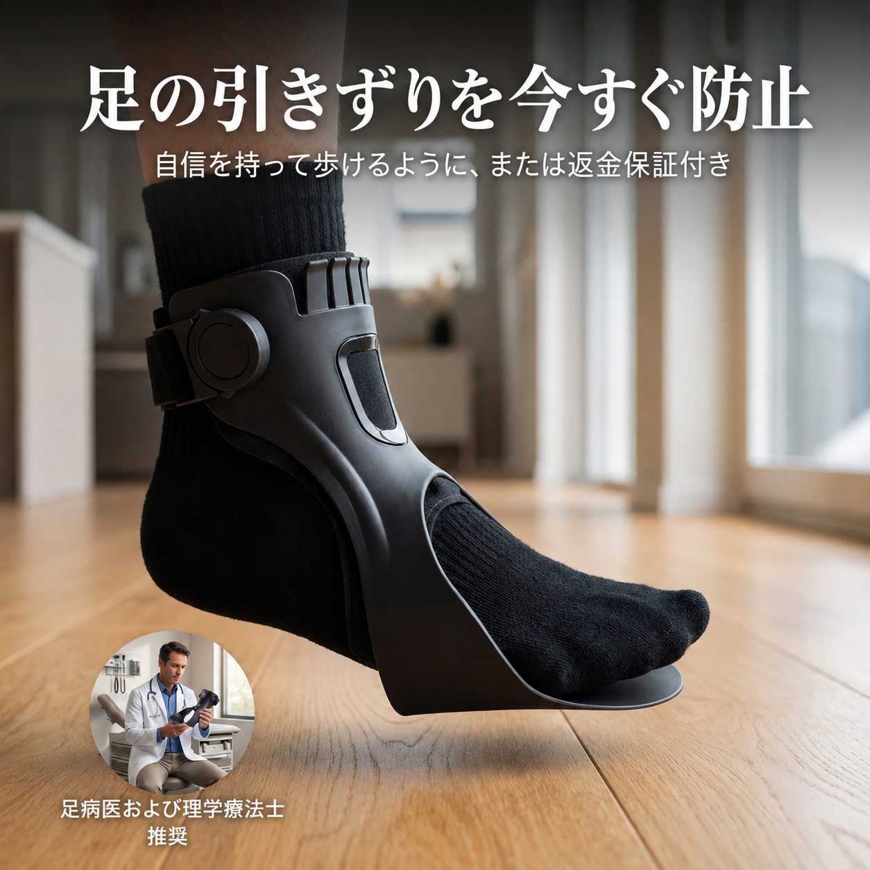下垂足サポートAFO装具