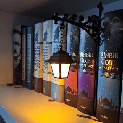 🔥本日限り半額セール 図書館風ランタン 本棚用装飾ライト2 個セット