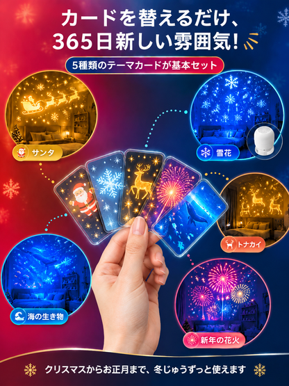 家庭用祝祭ムードプロジェクター