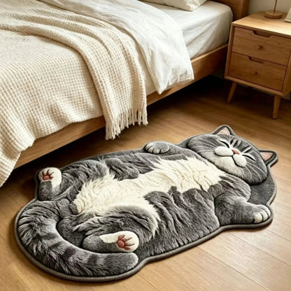 ぽっちゃりトラ猫型ラグ 🐱🤎