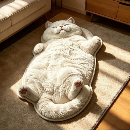 ぽっちゃりトラ猫型ラグ 🐱🤎