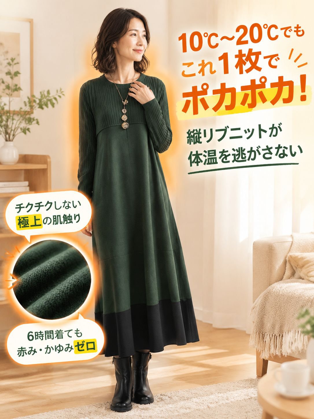 【神戸コレクション金賞受賞】VIP限定デザイン！大人の余裕を纏う・極上異素材ドッキング フレアロングドレス