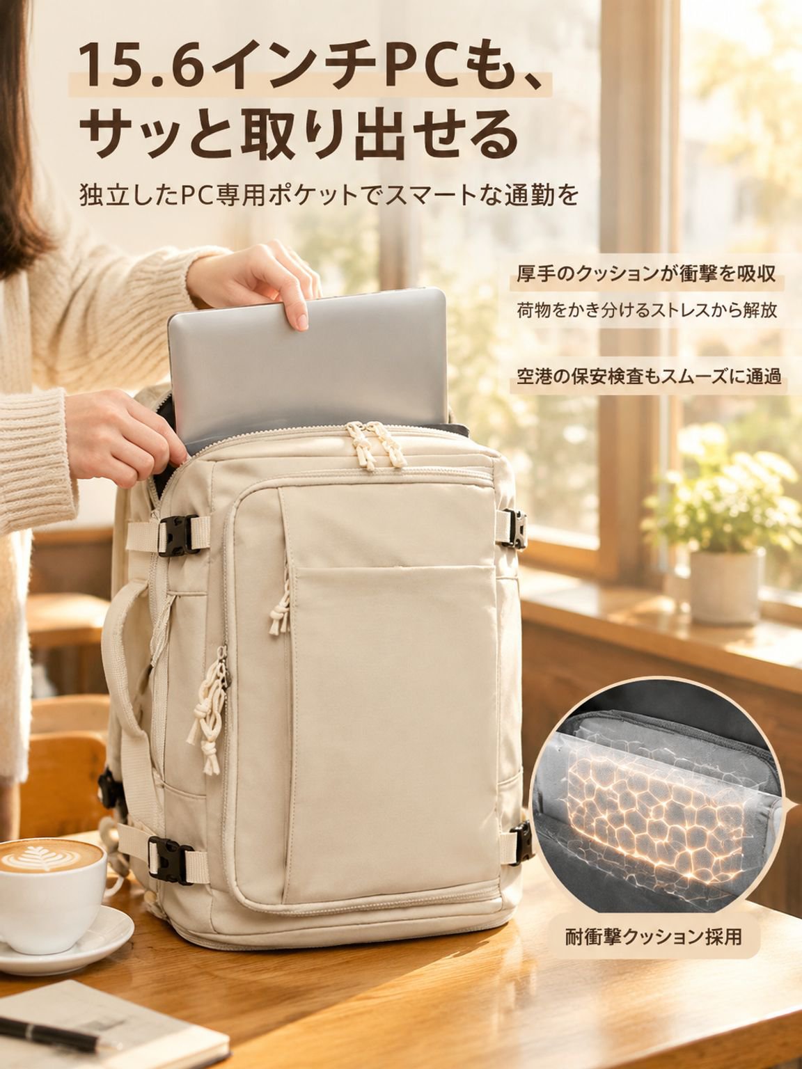 【世界をまるごと収納】旅行用大容量バックパック