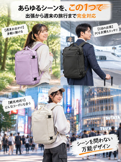 【世界をまるごと収納】旅行用大容量バックパック