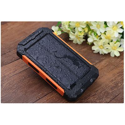 ソーラーチャージャー  20000mAh  懐中電灯&SOS発信&フラッシュモード