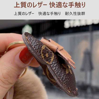 ミッキーレザーキーホルダー