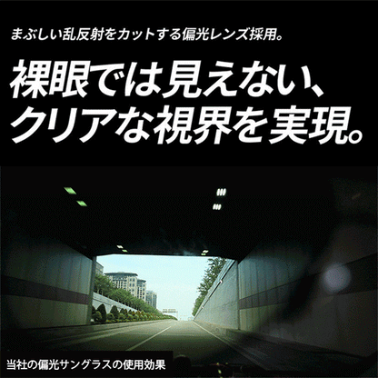 日夜兼用偏光サングラス