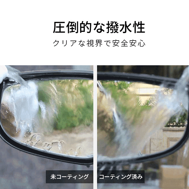 [車用コーティング剤]全車適用、ツヤ出し、撥水防汚、耐高温、キズに強い