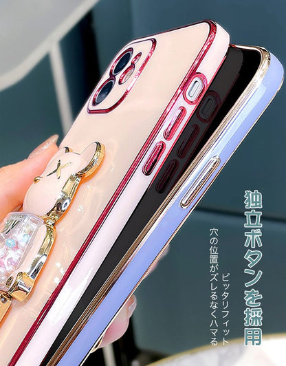 スタンド付きクマちゃんiPhoneケース