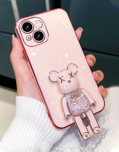 スタンド付きクマちゃんiPhoneケース