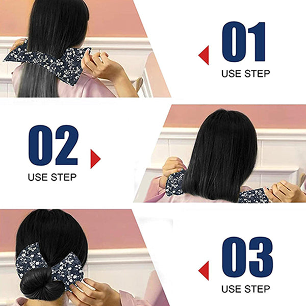 マジックヘアゴム  ヘアバンド リボン  蝶々結び